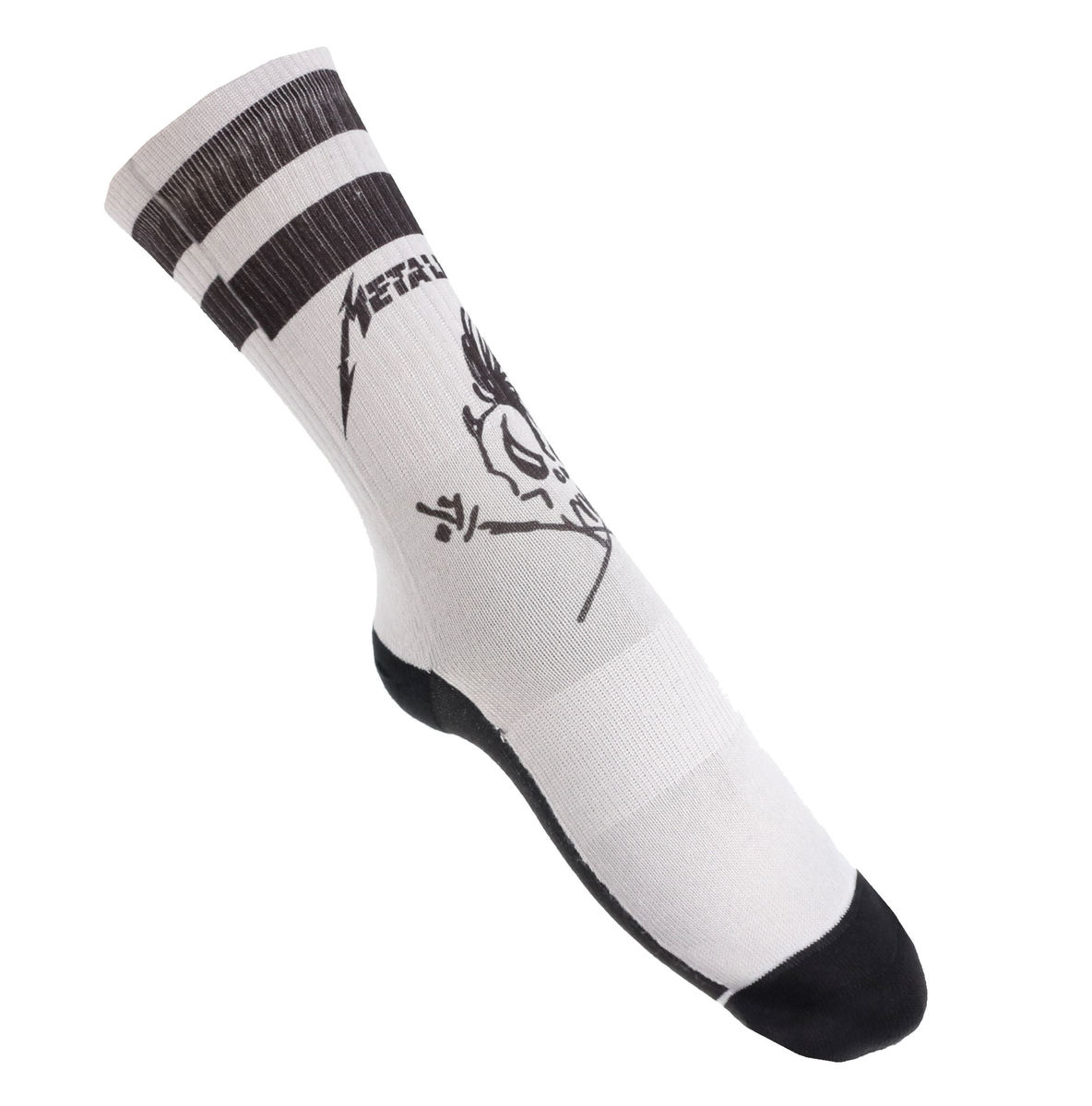 Chaussettes Metallica - Gris / Noir Effrayant Gars 43-46