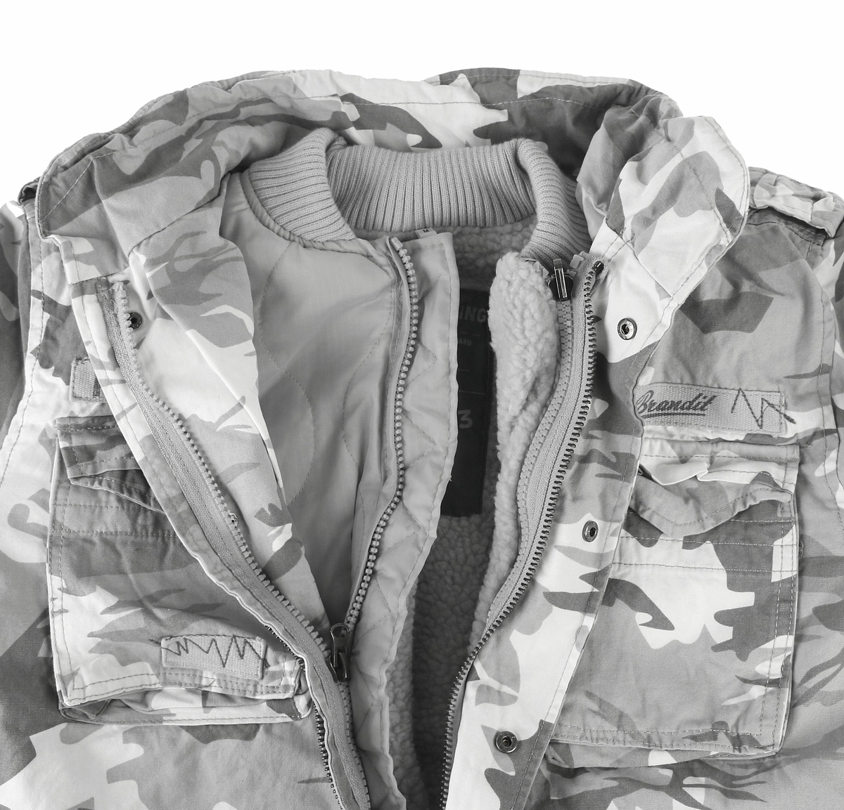 Veste D'hiver Pour Hommes BRANDIT – M65 – 3101-blizzard Camo  S