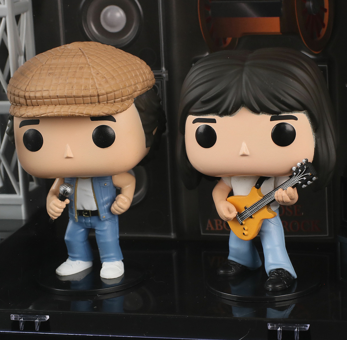 Figurines (ensemble) AC/DC - POP! Des Moments DLX Figurine En Vinyle 5-Pack AC/DC En Concert