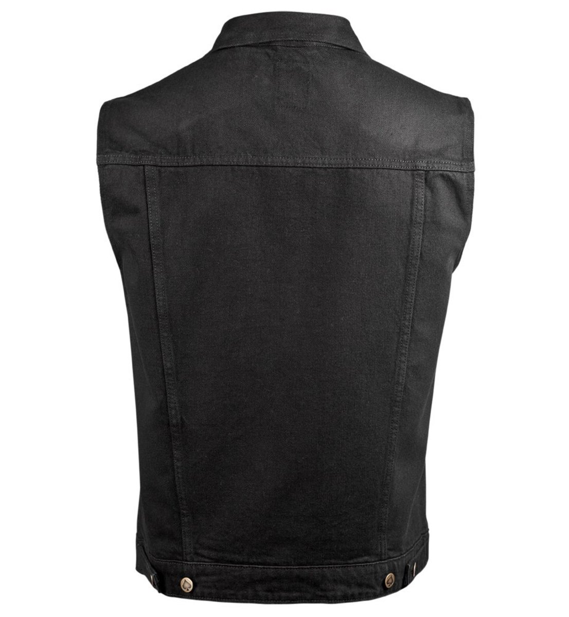 Gilet Hommes CAPRICORN ROCKWEAR - Black Without Frays 4XL