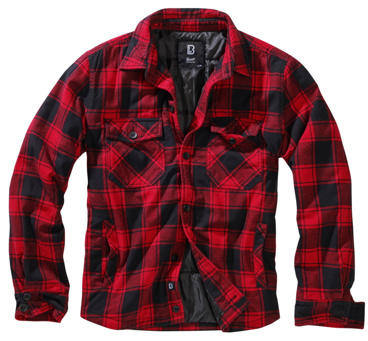 Veste D`hiver - Lumberjacket Checked - BRANDIT - 9478-red/black Checkered M