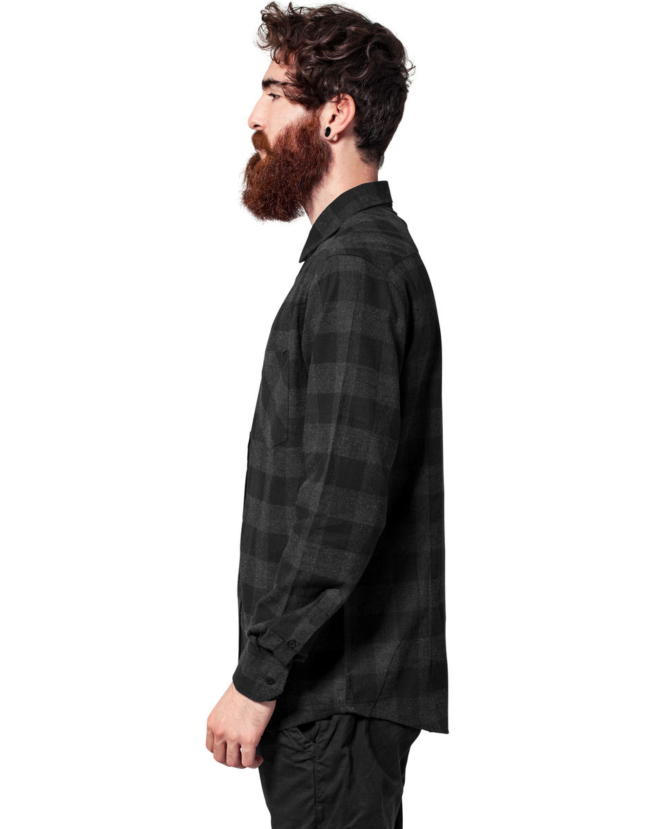 Chemise Hommes URBAN CLASSICS - Checked Flanell S