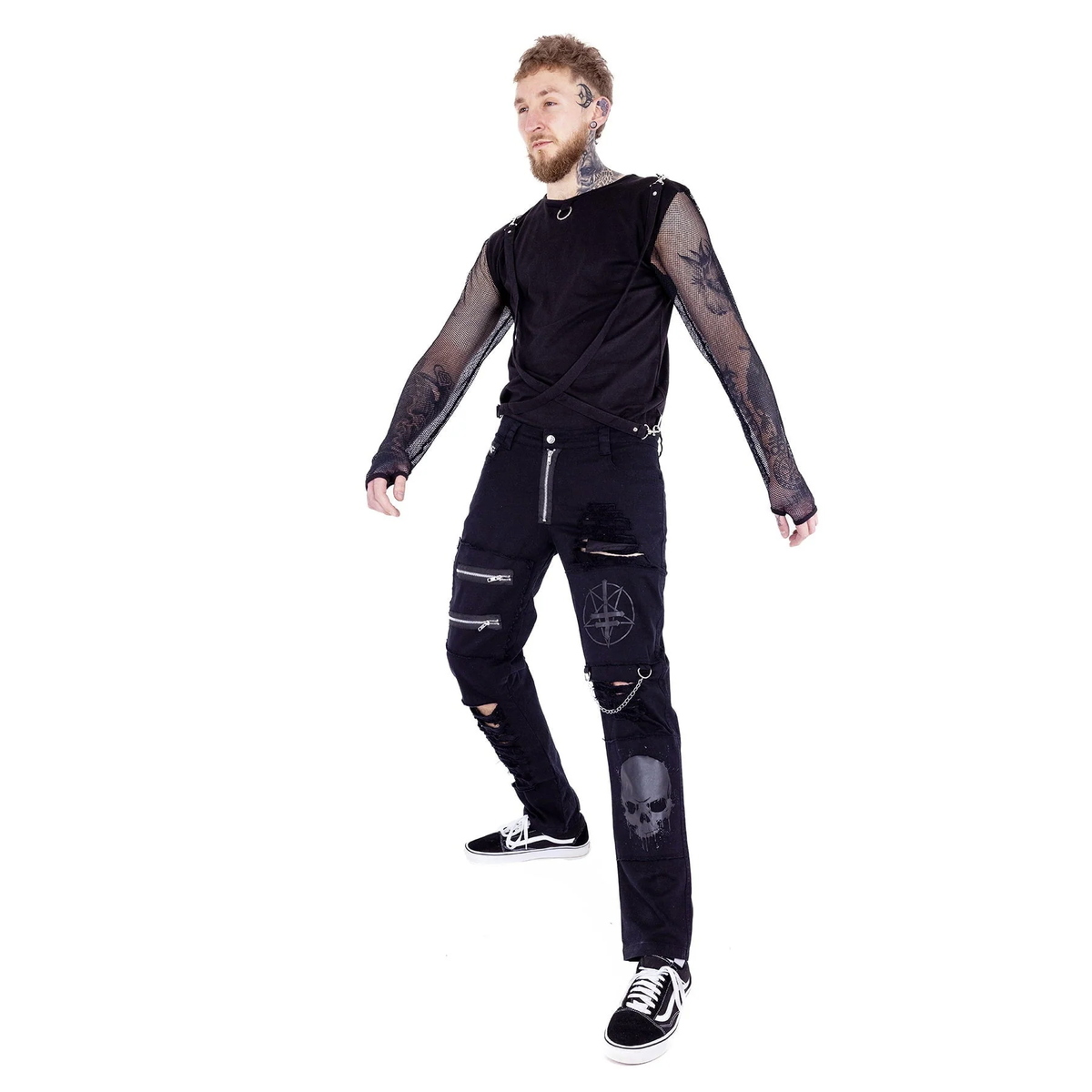 Pantalon Homme VIXXSIN - CURSED - BLACK 36/34