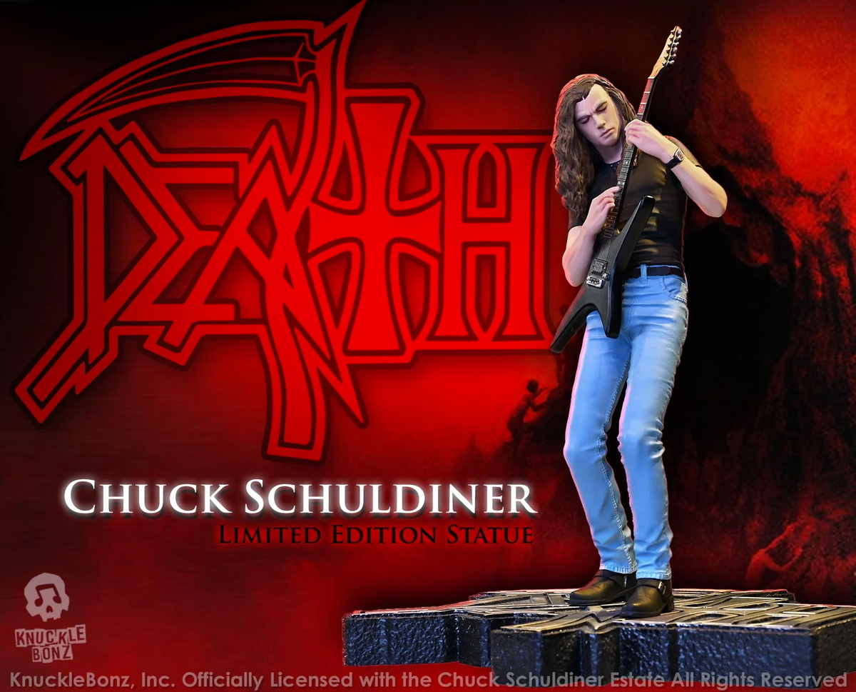 Figurine Death - Rock Iconz - Chuck Schuldiner