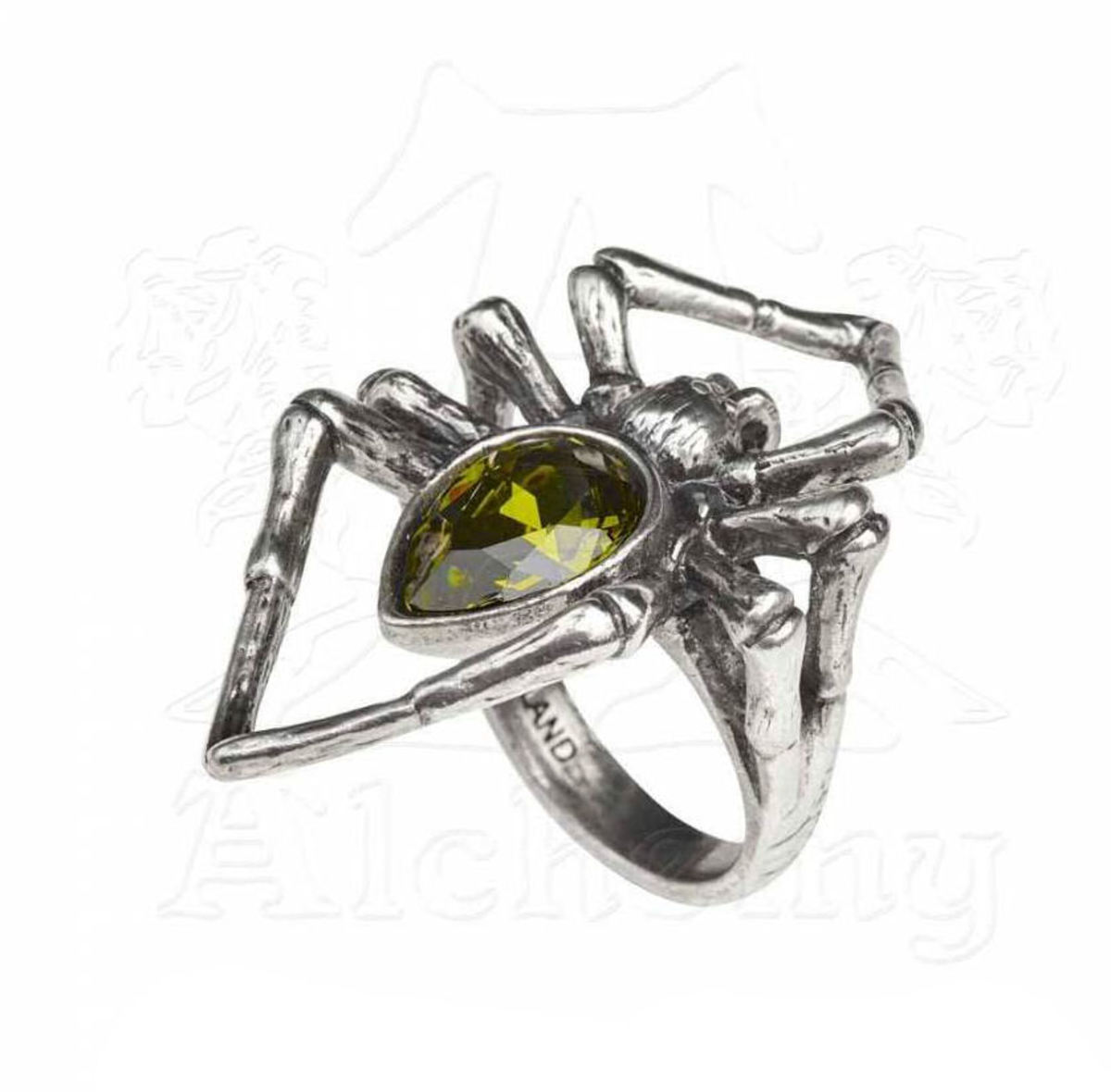 Bague ALCHEMY GOTHIC - Emerald Venom L