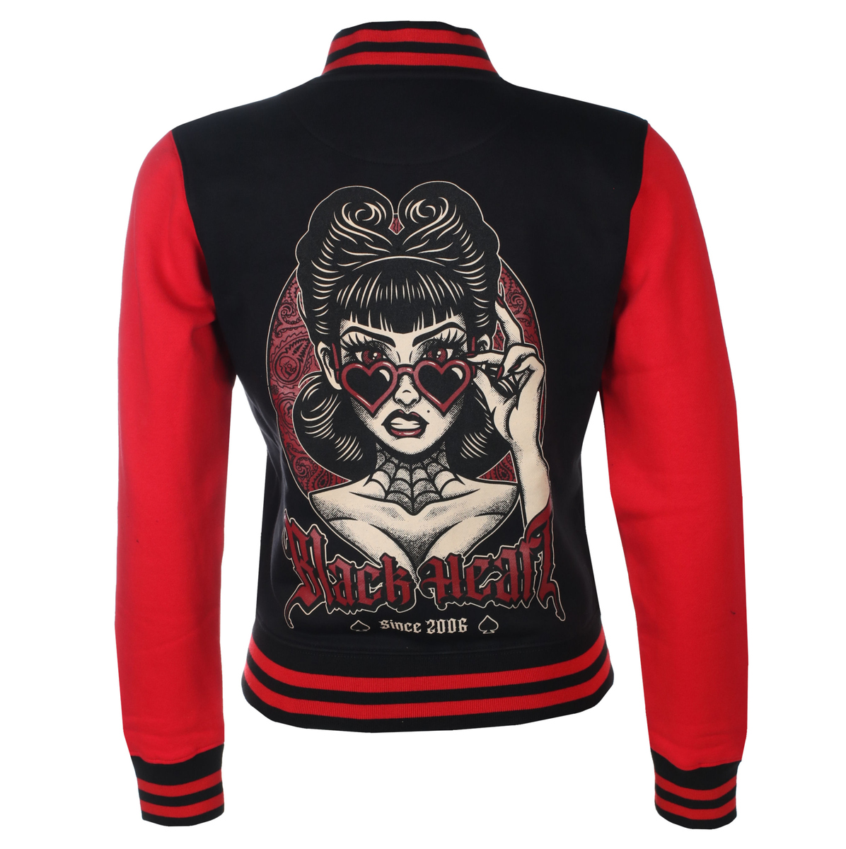 Sweat-shirt Sans Capuche Pour Femmes - PRETTY BS - BLACK HEART - 17557 L