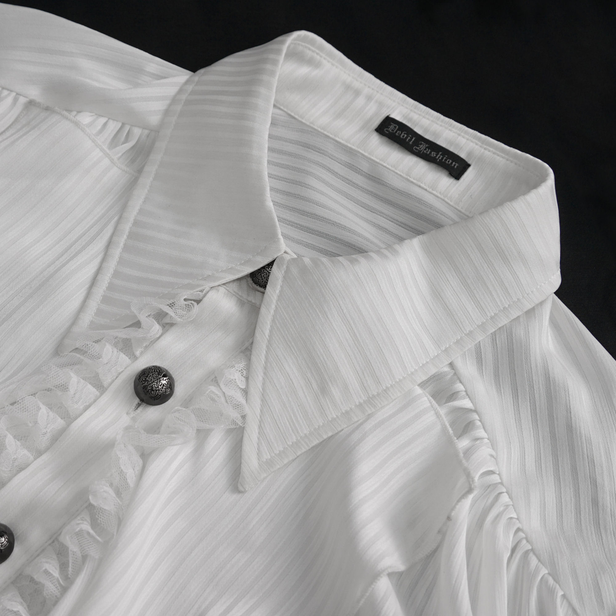 Chemise Pour Homme DEVIL FASHION - White Everyday XL