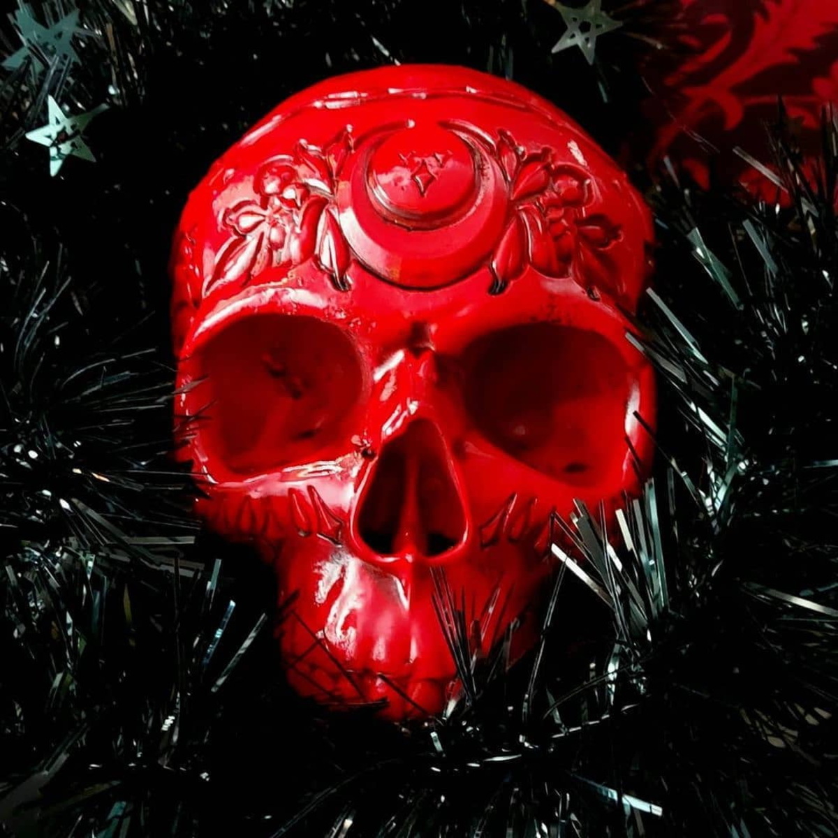 Décoration KILLSTAR - Spirit Board Resin Skull - Blood