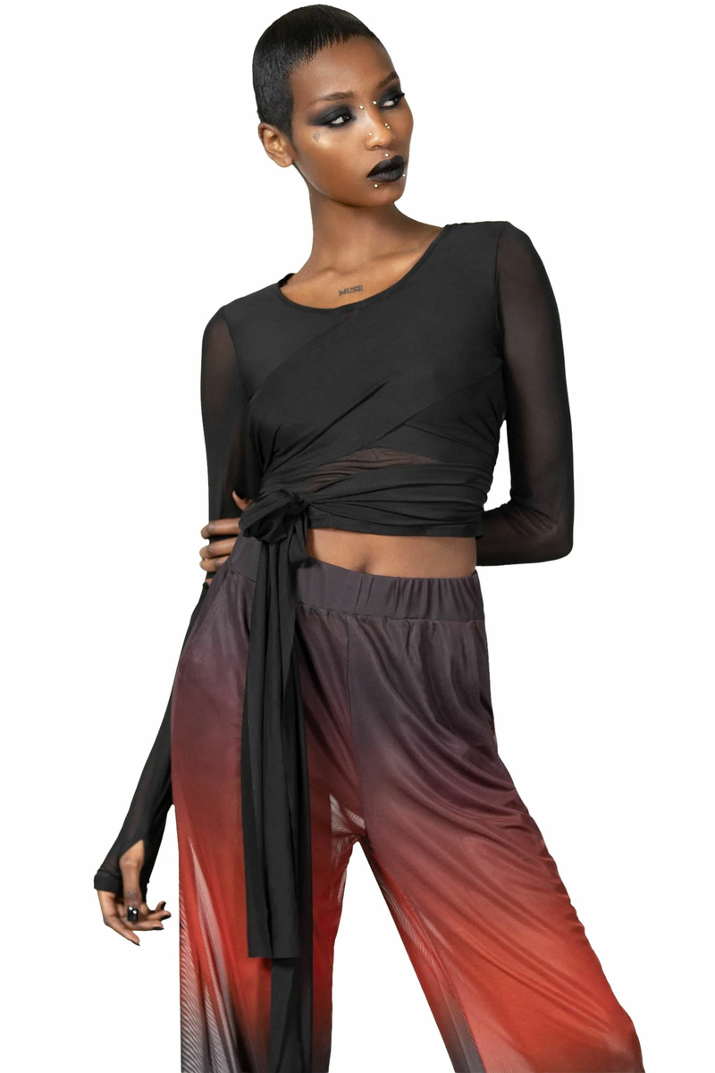 T-Shirt Pour Femmes - Sunset Wrap - KILLSTAR - KSRA008110 XS