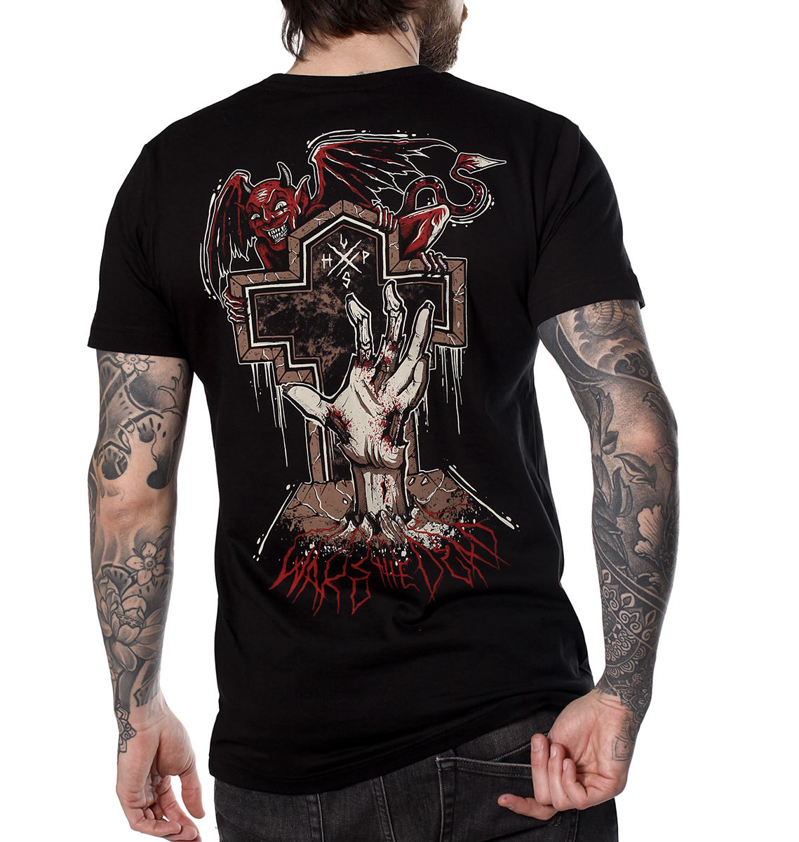 T-shirt Hardcore Pour Hommes - WAKE THE DEAD - HYRAW - HY376 S